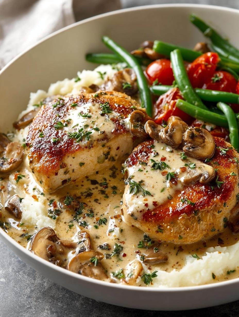 Delicious Creamy Garlic Chicken Skillet for Dinner 2 Delicious Creamy Garlic Chicken Skillet for Dinner - Creamy Garlic Chicken Skillet - main visual representation