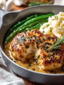 Creamy Garlic Chicken Skillet