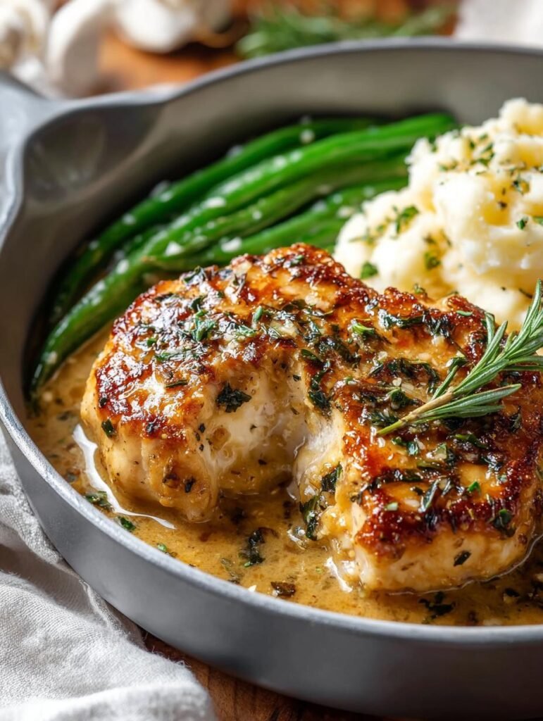 Creamy Garlic Chicken Skillet