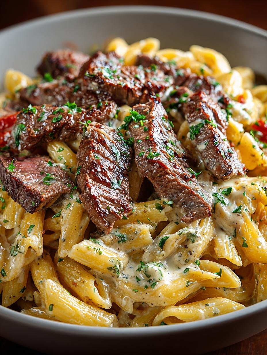 Creamy Steak Pasta: 7 Ways to Savor This Rich Delight 2 Creamy Steak Pasta: 7 Ways to Savor This Rich Delight - Creamy Steak Pasta - main visual representation