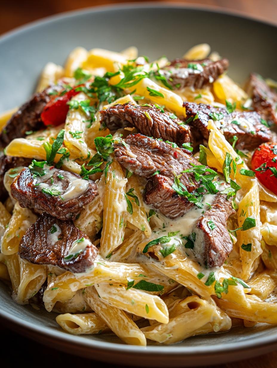 Creamy Steak Pasta: 7 Ways to Savor This Rich Delight 3 Creamy Steak Pasta: 7 Ways to Savor This Rich Delight - Creamy Steak Pasta - additional detail