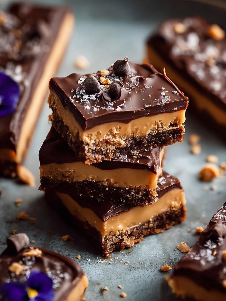 Creamy Vegan Chocolate Peanut Butter Fudge Bars You’ll Love - Creamy Vegan Chocolate Peanut - additional detail