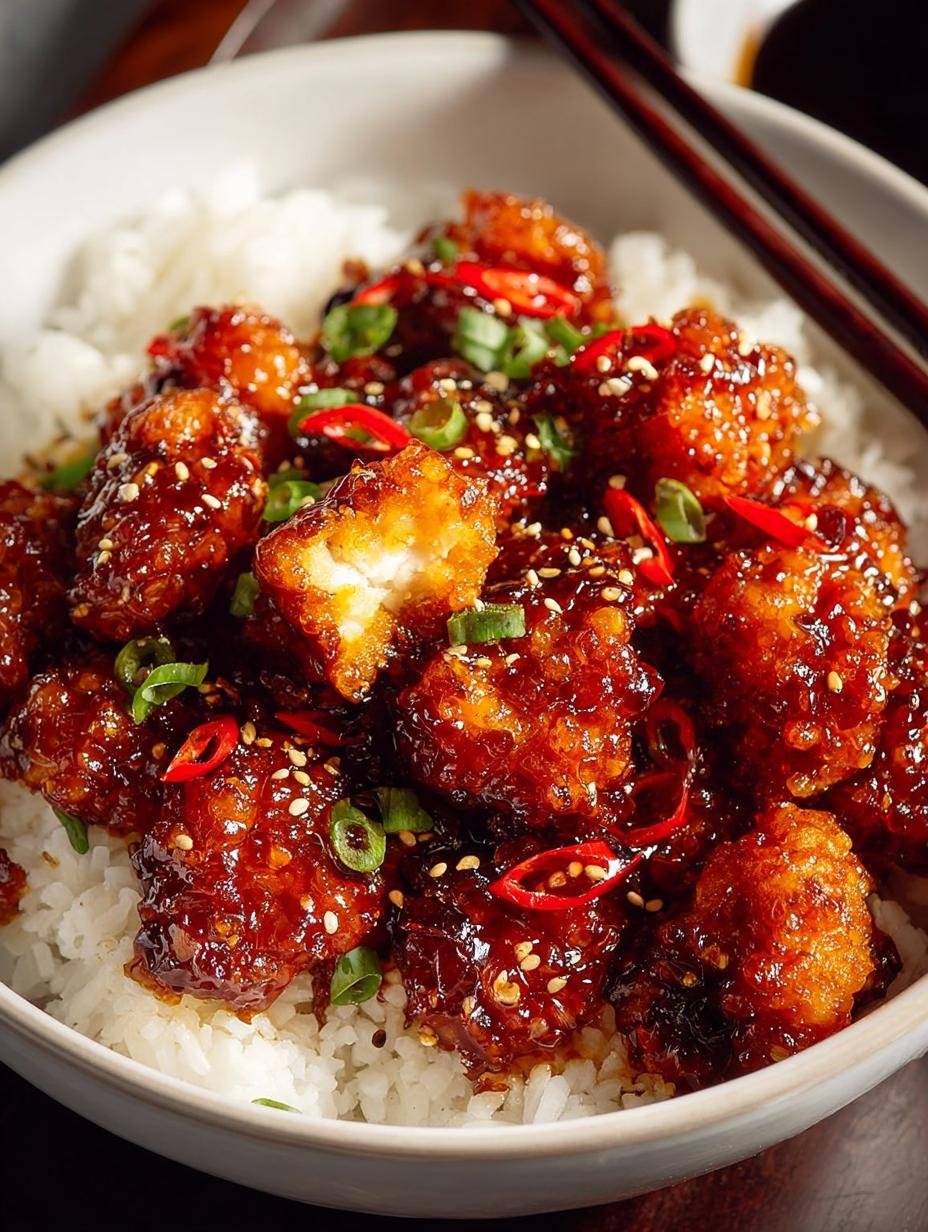 The Best Crispy General Tso's Chicken Recipe 3 The Best Crispy General Tso's Chicken Recipe - Crispy General Tsos Chicken - additional detail