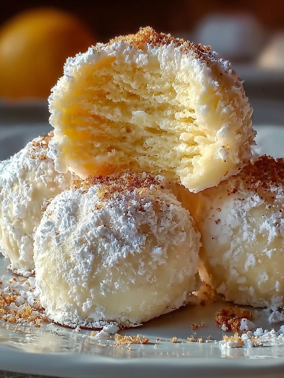 Delightful Lemon Cream Snowball