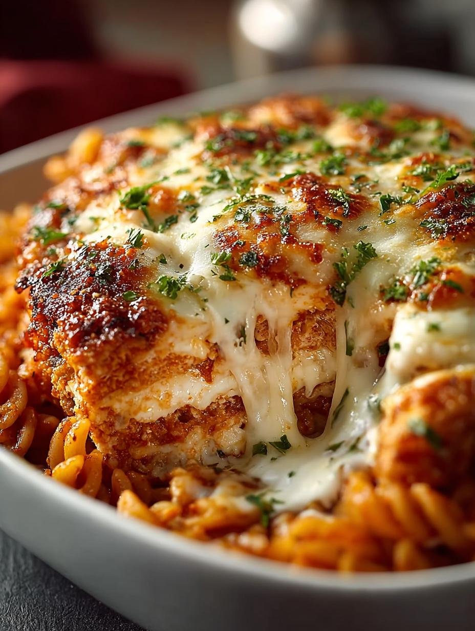 Dump Bake Chicken Parmesan
