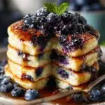 Fluffy Blueberry Pancakes