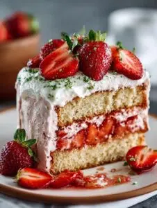 Fresh Strawberry Cake