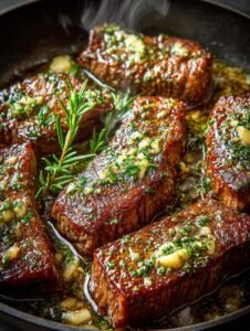 Garlic Butter Steak Skillet