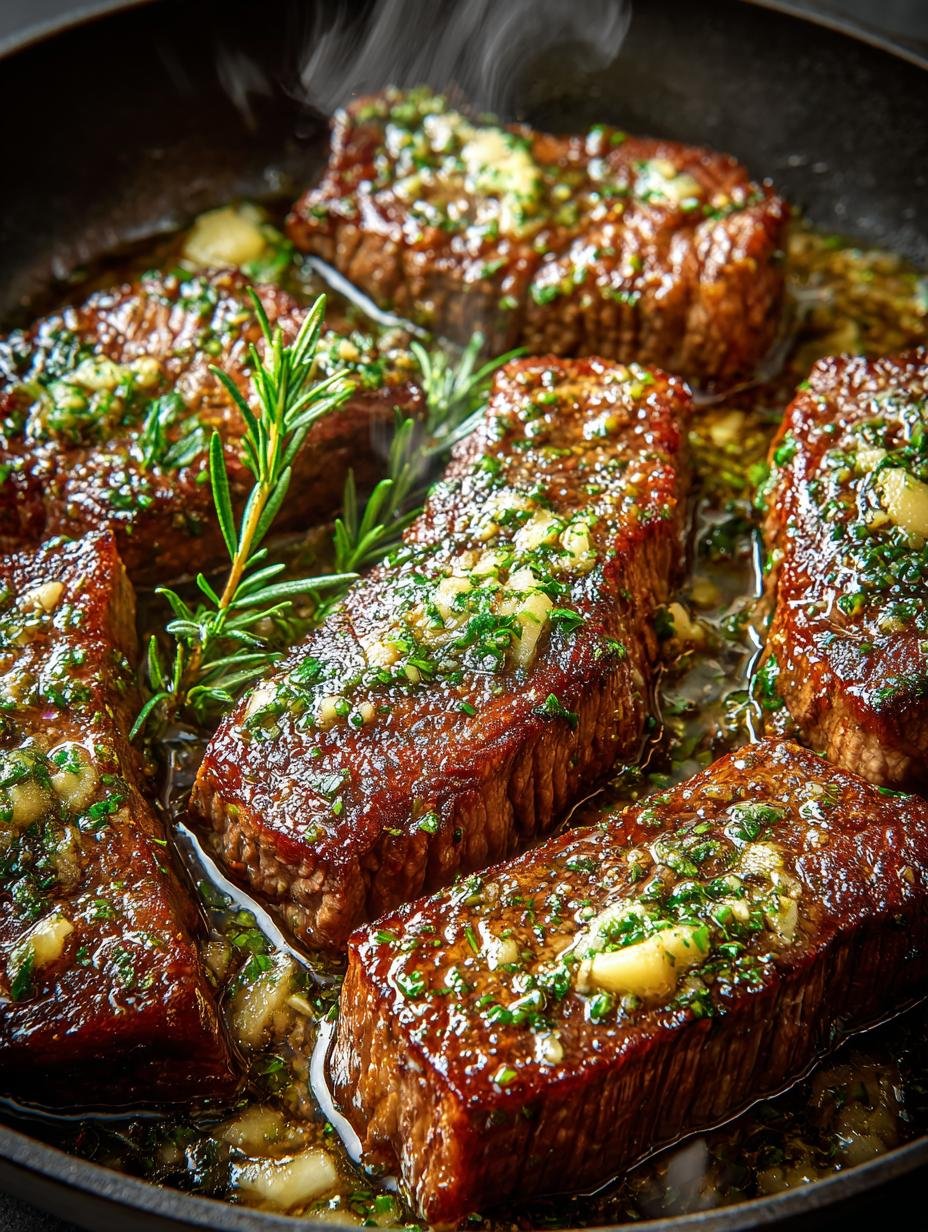 Garlic Butter Steak Skillet