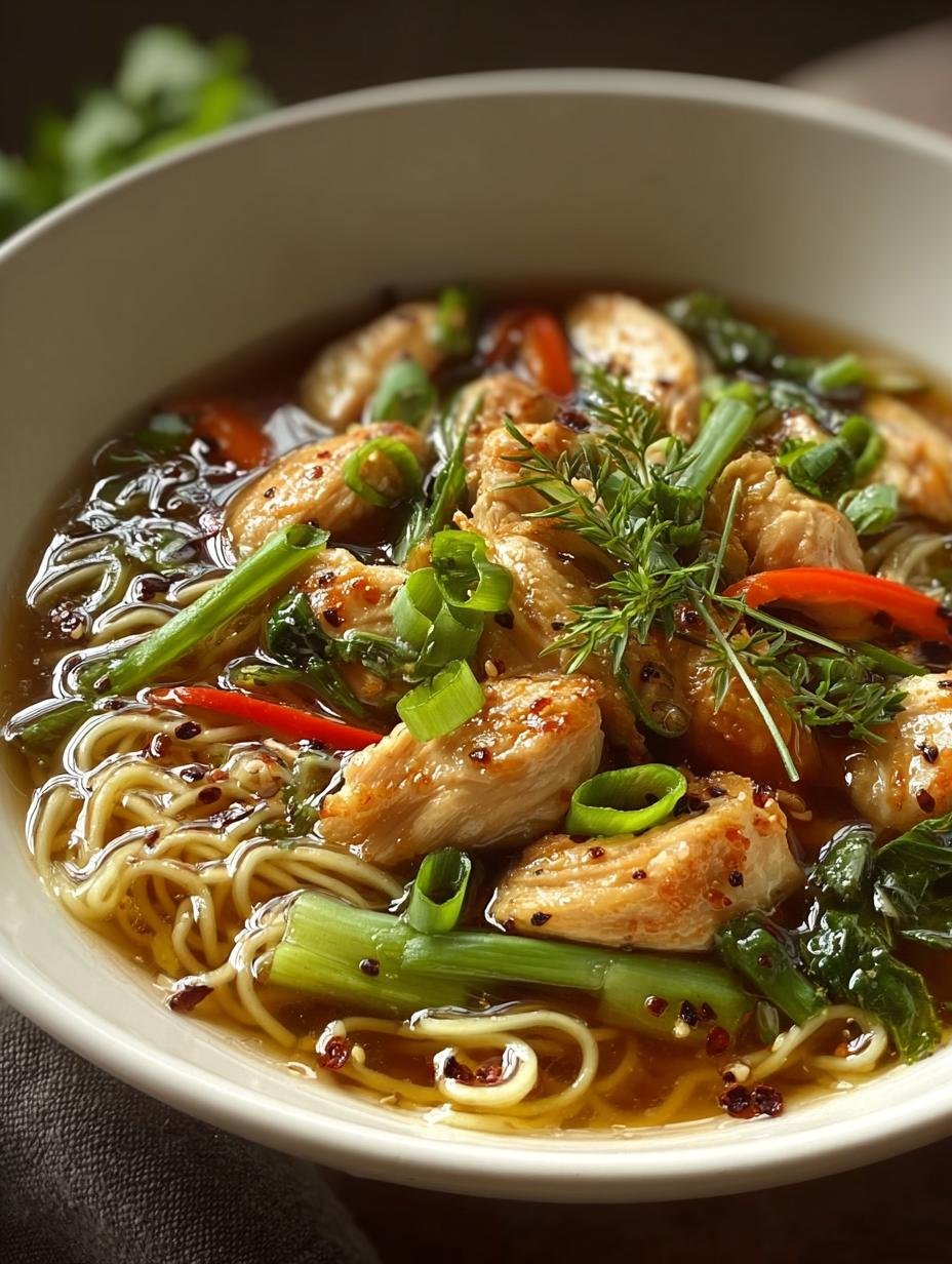 Delicious Ginger Scallion Chicken Noodle for Cozy Nights - Ginger Scallion Chicken Noodle - additional detail