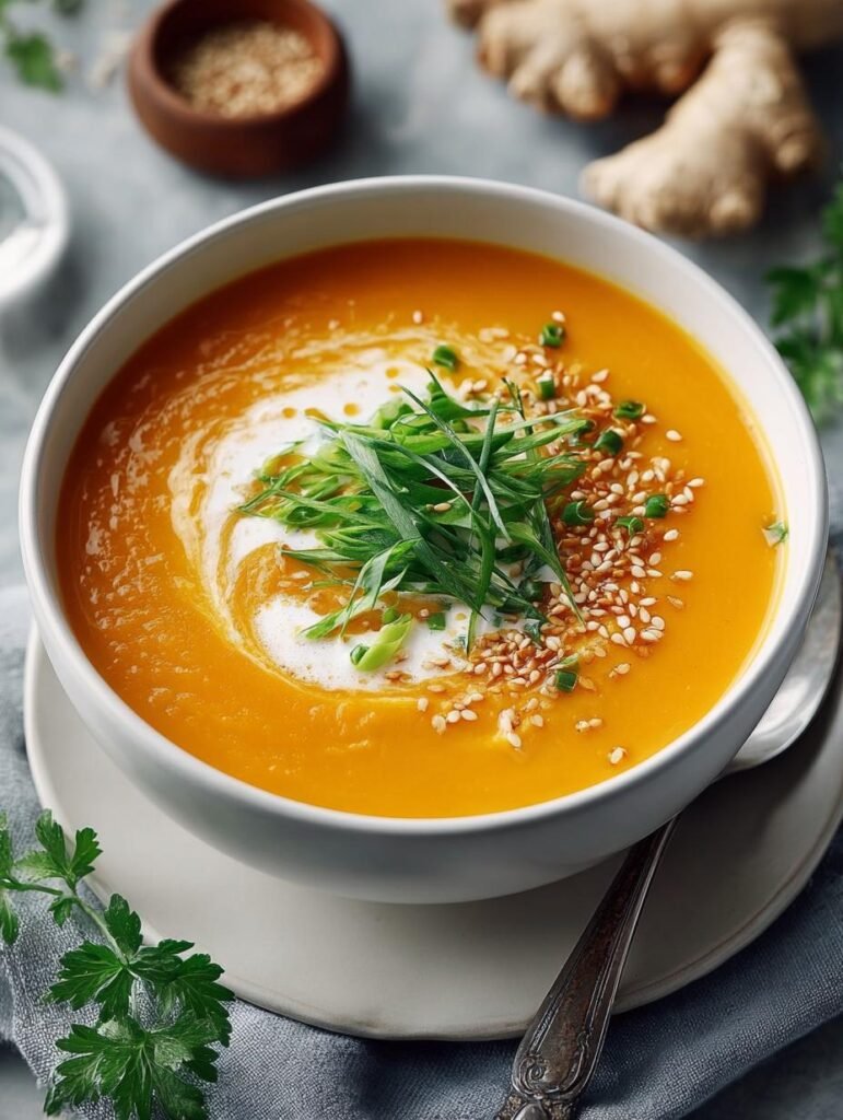 Ginger Sweet Potato Soup