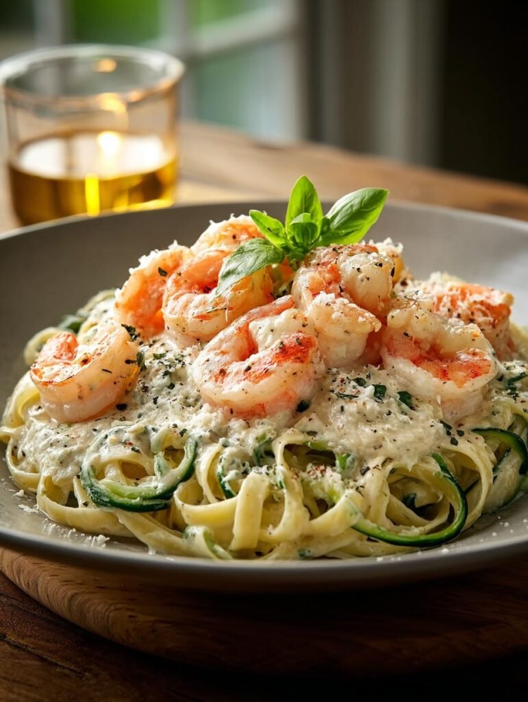 Guide Creamy Shrimp Alfredo