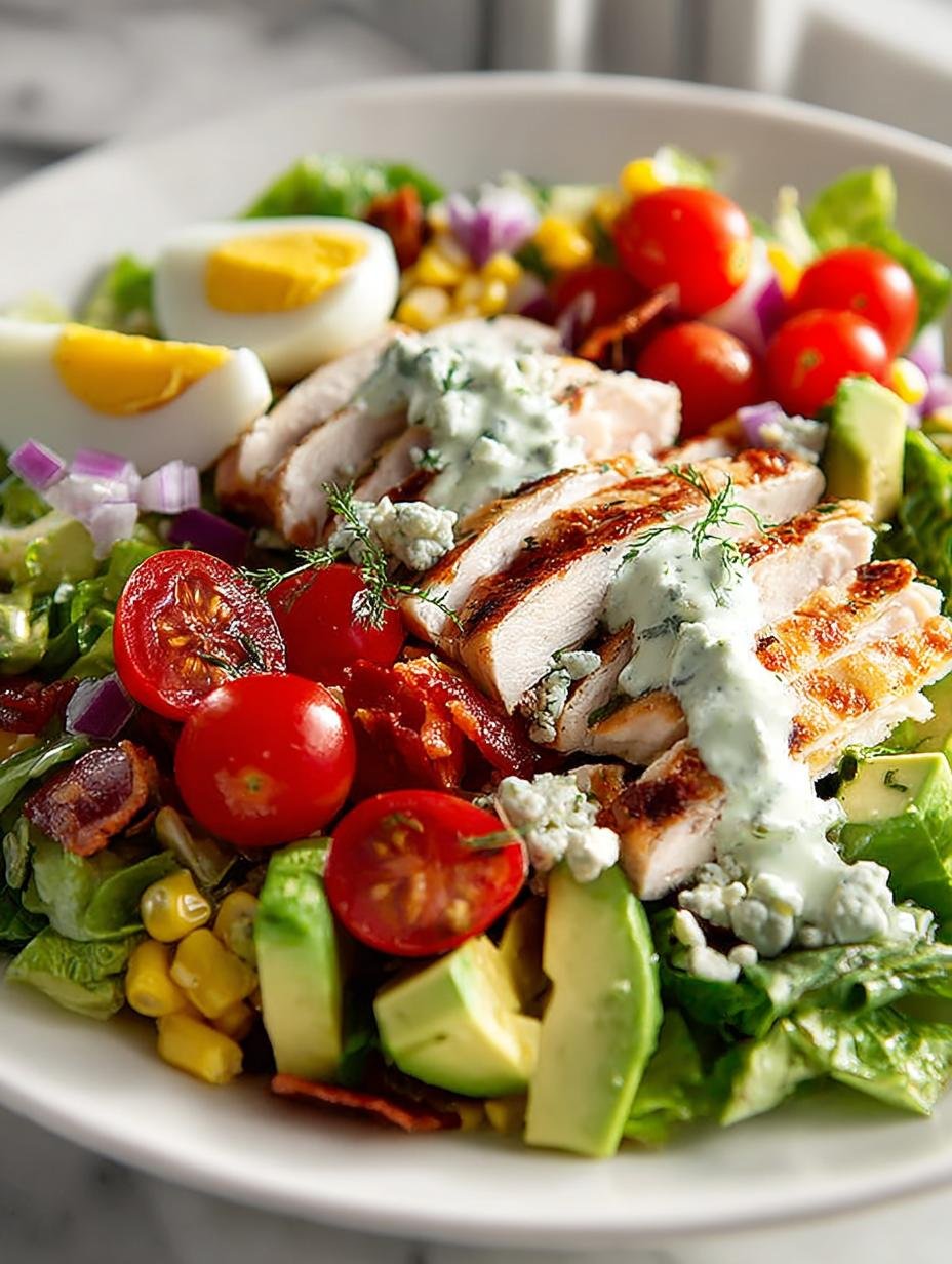 Healthy Chicken Cobb Salad: 5 Easy Steps to Deliciousness - Healthy Chicken Cobb Salad - additional detail