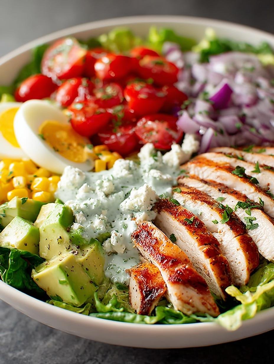 Healthy Chicken Cobb Salad