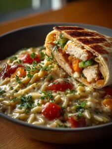 Healthy Chicken Crunch Wrap