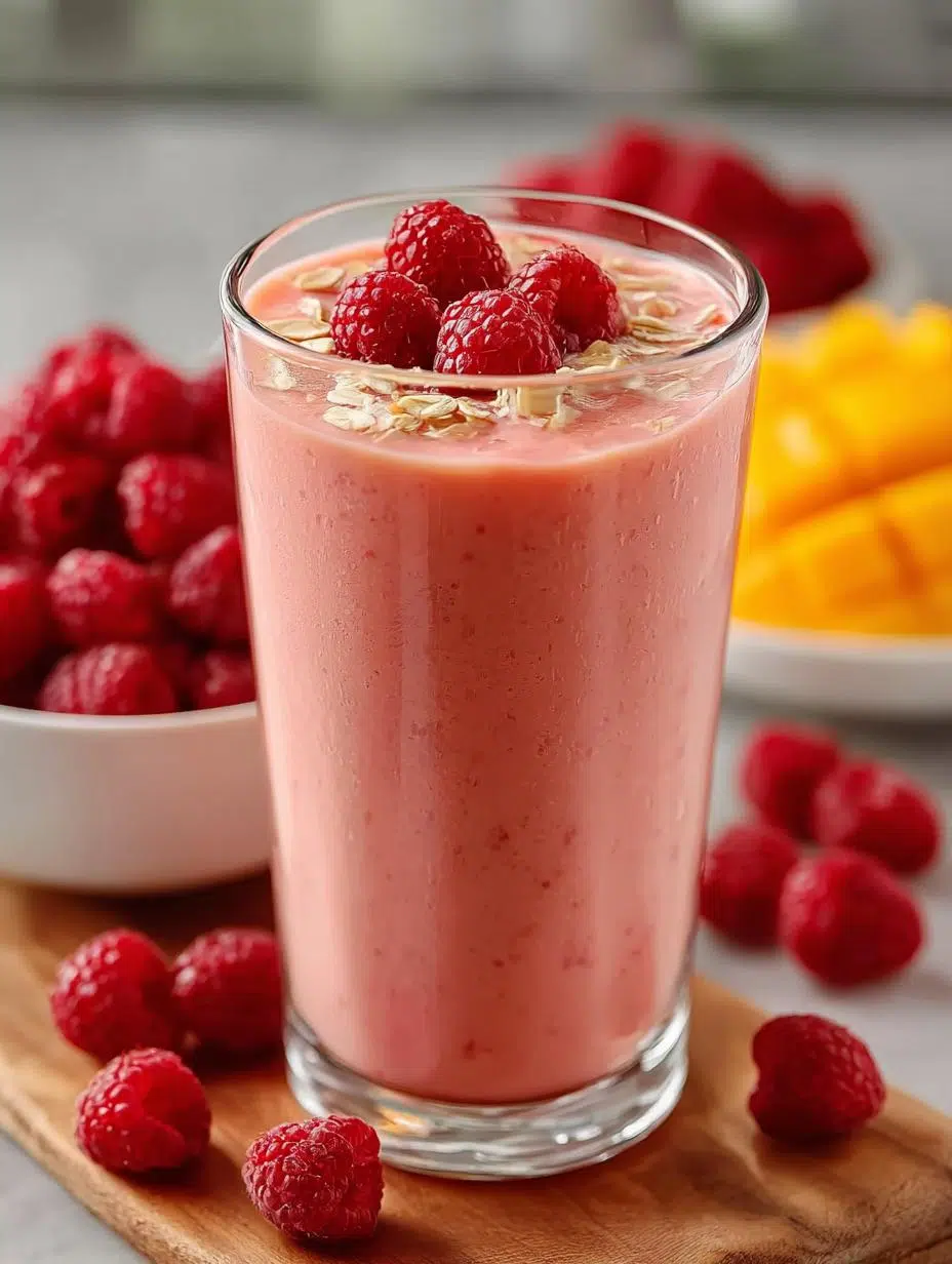 Healthy Mango Raspberry Smoothie: 5 Amazing Benefits 2 Healthy Mango Raspberry Smoothie: 5 Amazing Benefits - Healthy Mango Raspberry Smoothie - main visual representation