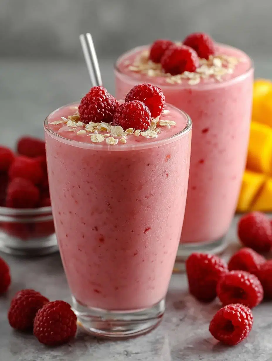 Healthy Mango Raspberry Smoothie: 5 Amazing Benefits 3 Healthy Mango Raspberry Smoothie: 5 Amazing Benefits - Healthy Mango Raspberry Smoothie - additional detail