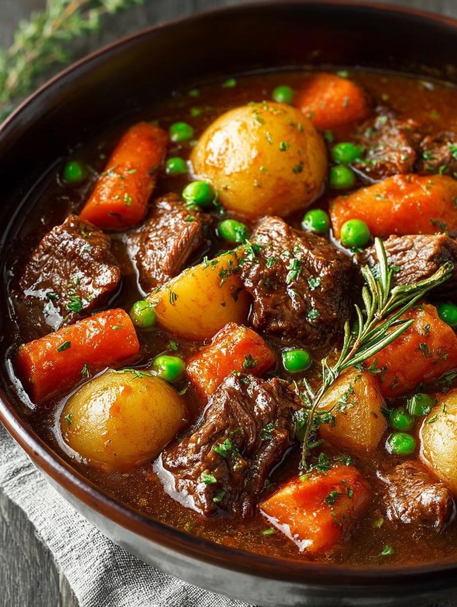 Hearty Beef Stew with Vegetables for Ultimate Comfort Food - Hearty Beef Stew with - additional detail