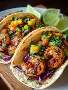 Honey Chipotle Shrimp Tacos