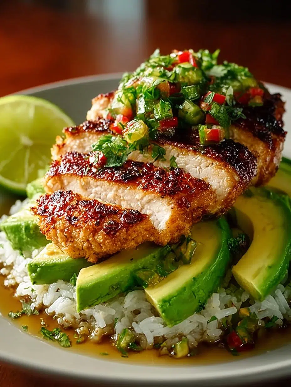 Honey Lime Chicken Avocado