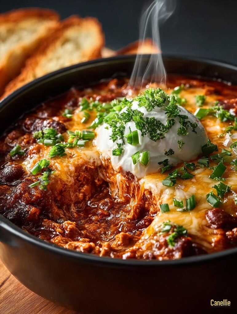 Hot Cream Cheese Chili
