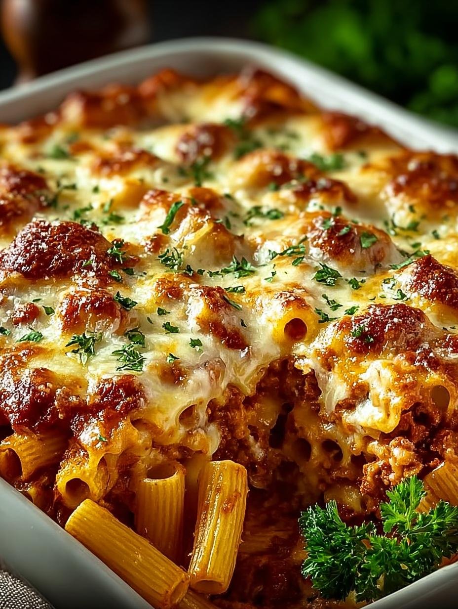 Indulgent Cheesy Baked Ziti: Your Comfort Food Delight 2 Indulgent Cheesy Baked Ziti: Your Comfort Food Delight - Indulgent Cheesy Baked Ziti - main visual representation