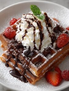 Indulgent Chocolate Waffles