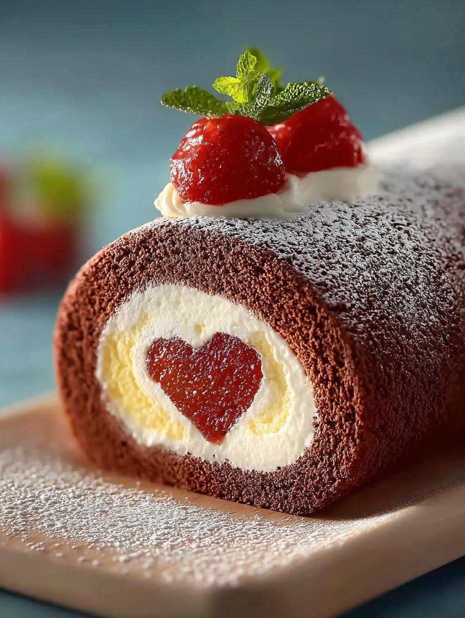 Irresistible Heart Roll Cake: 8 Steps to Delightful Bliss - Irresistible Heart Roll Cake - additional detail