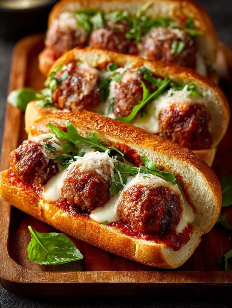 Italian Meatball Sub Sandwiches