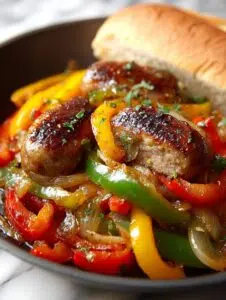 Italian Sausage Peppers Skillet