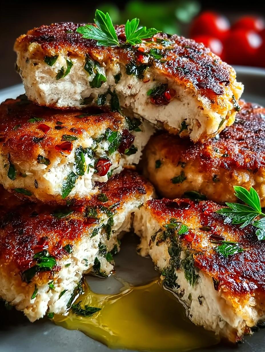 Juicy Mediterranean Chicken Patties Everyone Will Adore - Juicy Mediterranean Chicken Patties - main visual representation