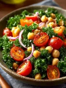 Kale Chickpea Salad