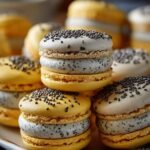 Lemon Poppy Seed Macarons