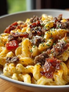 Loaded Beef Bacon Cheeseburger