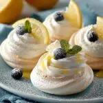Meringue Shells with Lemon