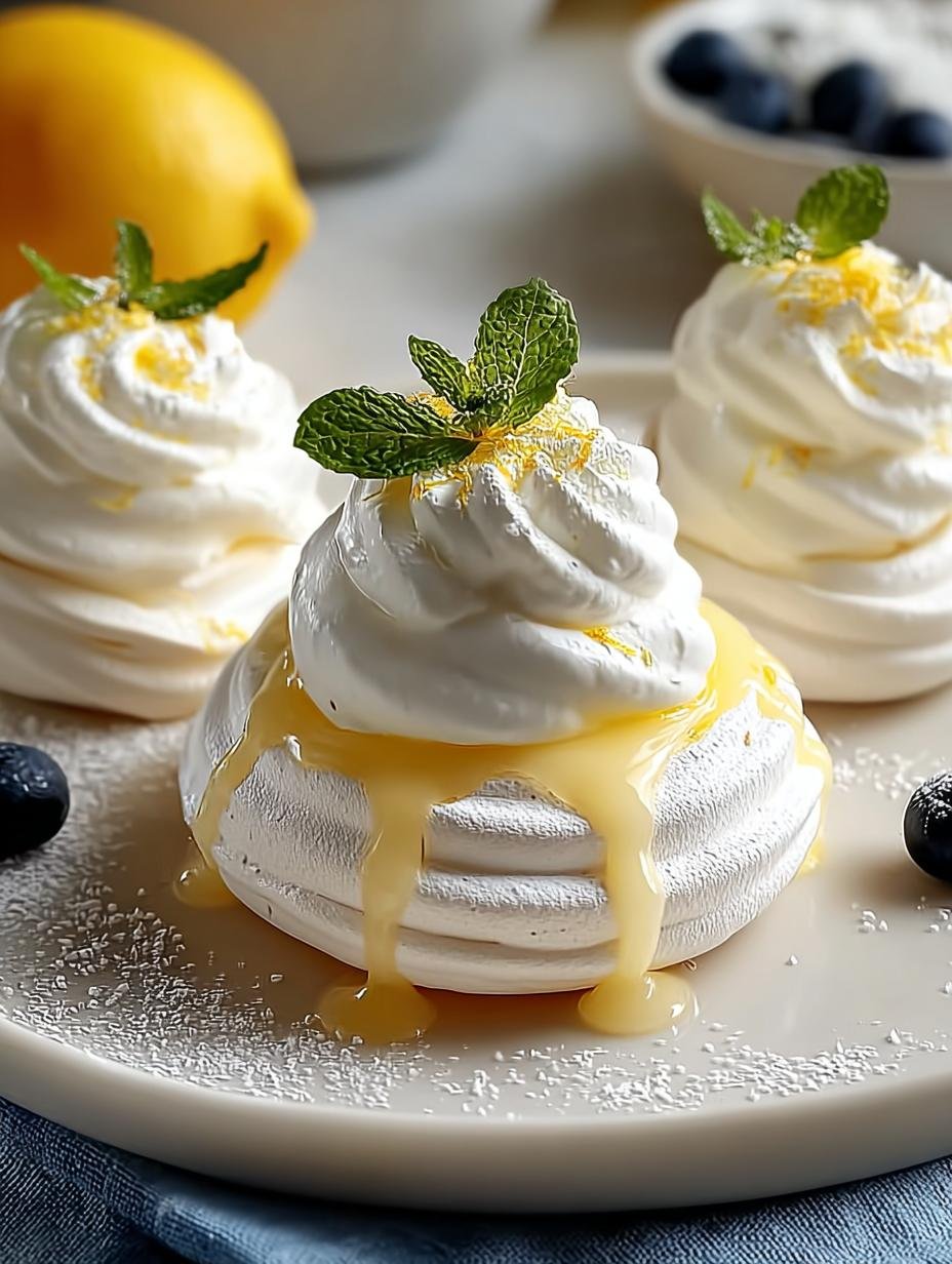 Delicious Meringue Shells with Lemon Curd Bliss - Meringue Shells with Lemon - additional detail