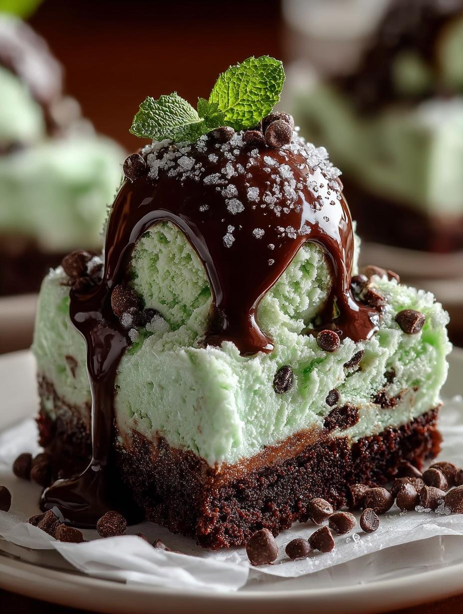 Mint Chocolate Chip Ice Cream Cake: 12 Layers of Delight - Mint Chocolate Chip Ice - main visual representation