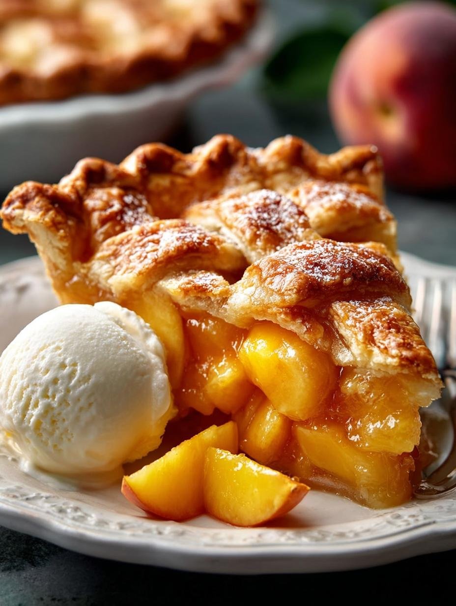 Delicious Peach Pie Recipe for Summer Bliss - Peach Pie - main visual representation