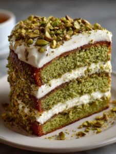 Pistachio Cream Cake