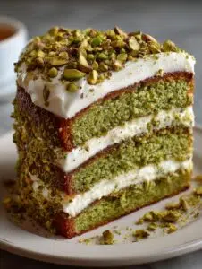 Pistachio Cream Cake