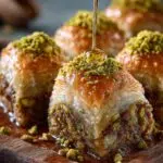 Pistachio Honey Baklava Rolls