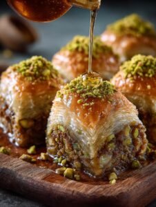 Pistachio Honey Baklava Rolls: A Sweet Delight 7 Pistachio Honey Baklava Rolls