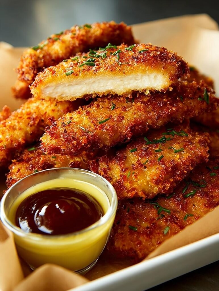 Saltine Crusted Chicken Tenders