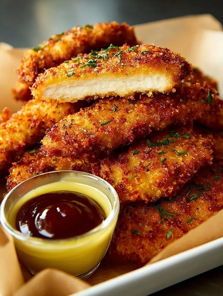Saltine Crusted Chicken Tenders