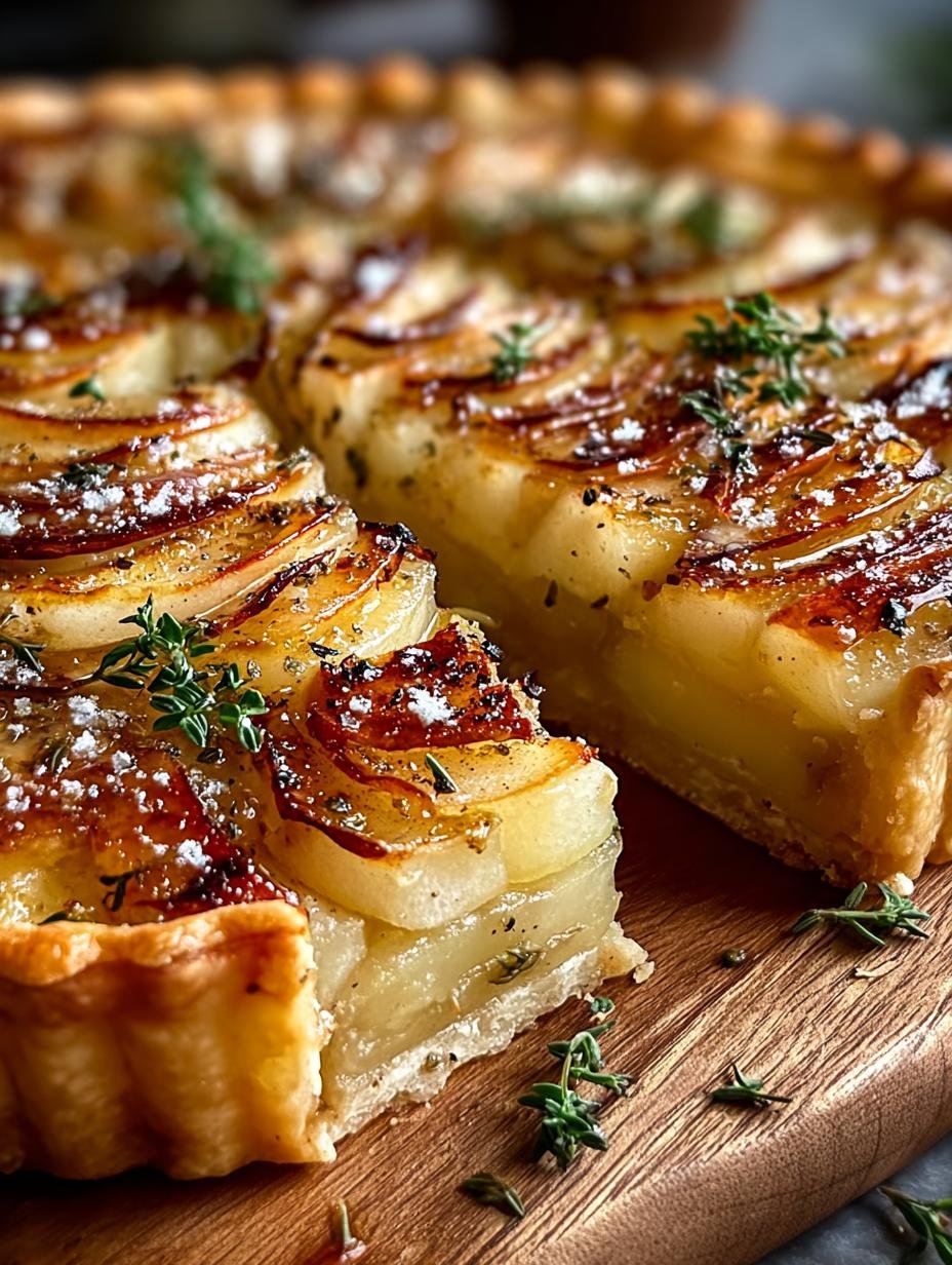 Savory Apple Thyme Tart: A Comforting 2-Tart Delight - Savory Apple Thyme Tart - additional detail