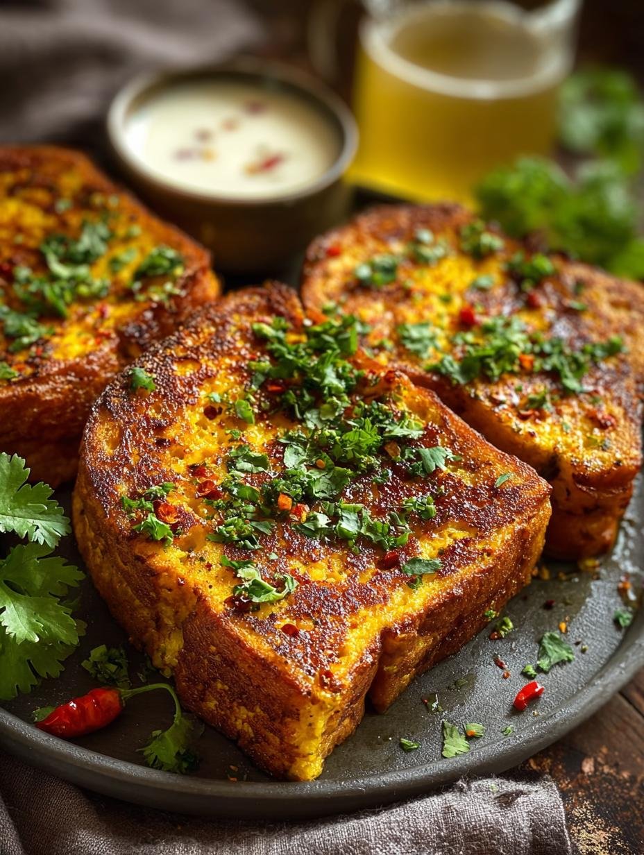Savory Masala French Toast: 5 Spices to Ignite Your Breakfast 3 Savory Masala French Toast: 5 Spices to Ignite Your Breakfast - Savory Masala French Toast - additional detail