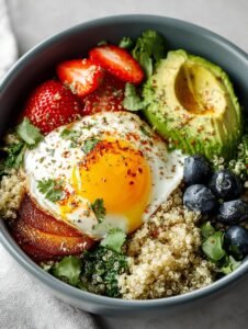 Savory Quinoa Breakfast Bowl