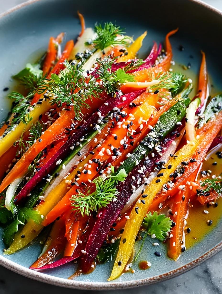 Shaved Rainbow Carrot Sesame: 5 Reasons to Love This Dish - Shaved Rainbow Carrot Sesame - additional detail