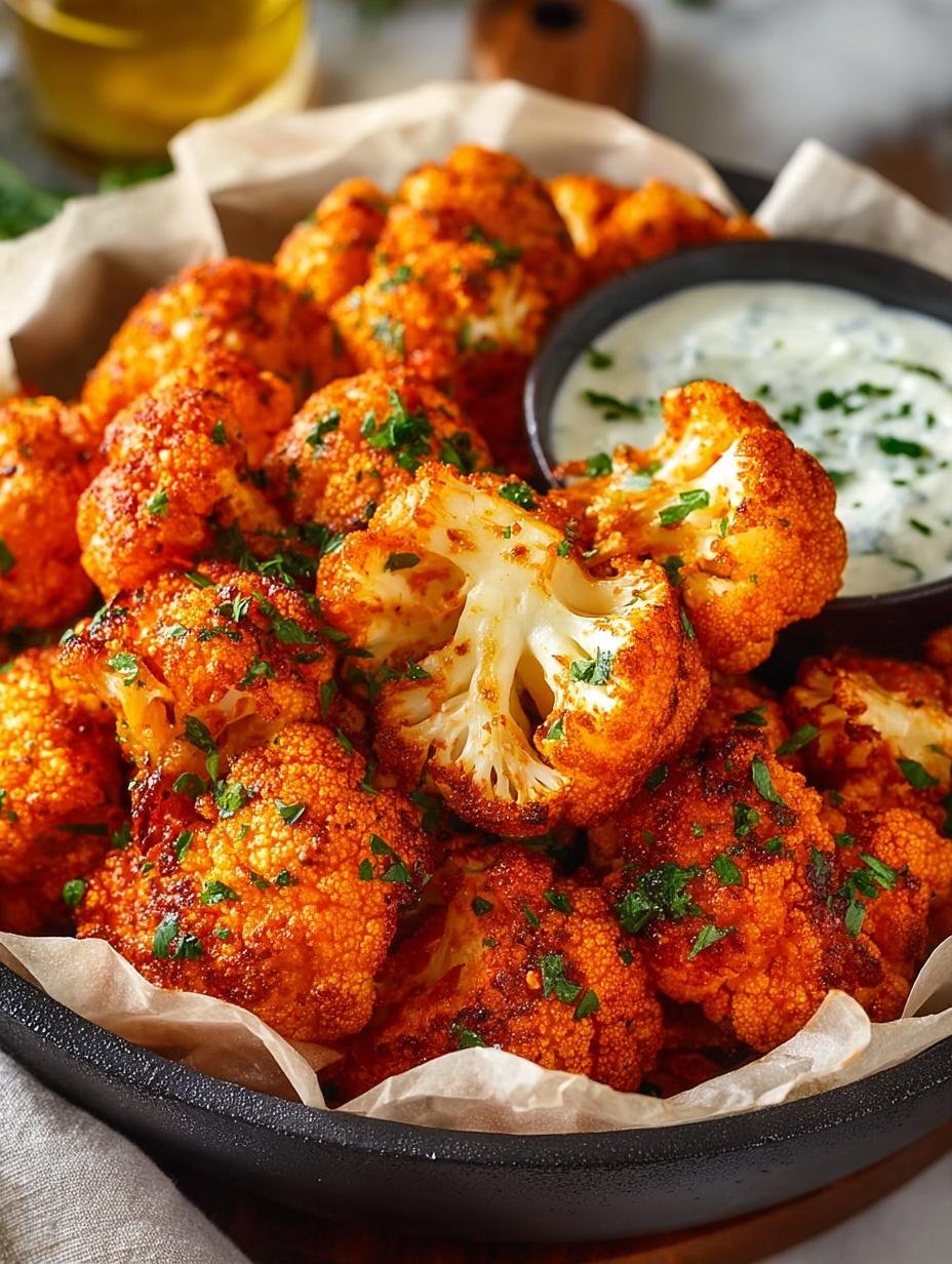 Spicy Buffalo Cauliflower Bites: 7 Reasons to Love Them - Spicy Buffalo Cauliflower Bites - additional detail