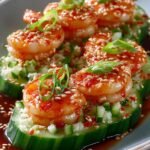 Spicy Sriracha Shrimp Cucumber